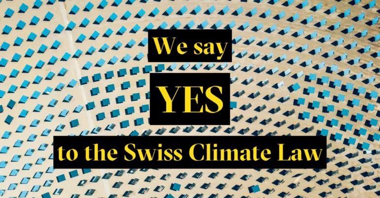 We say YES to the Climate Law Globalance